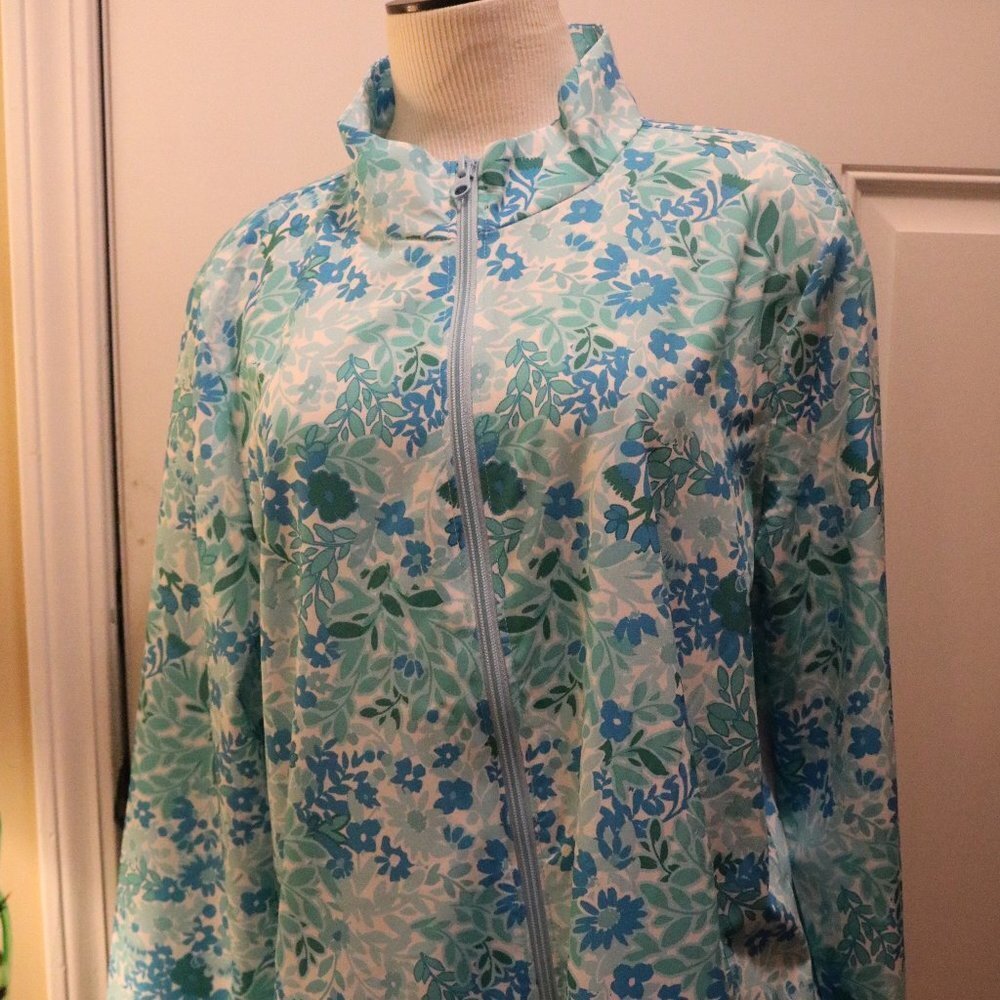 💥HP💥 Croft & Barrow size XL greenish-blue windbreaker NWT